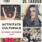 Més informació sobre l'article Programació de Tardor. Activitats Culturals OCT i NOV 2020