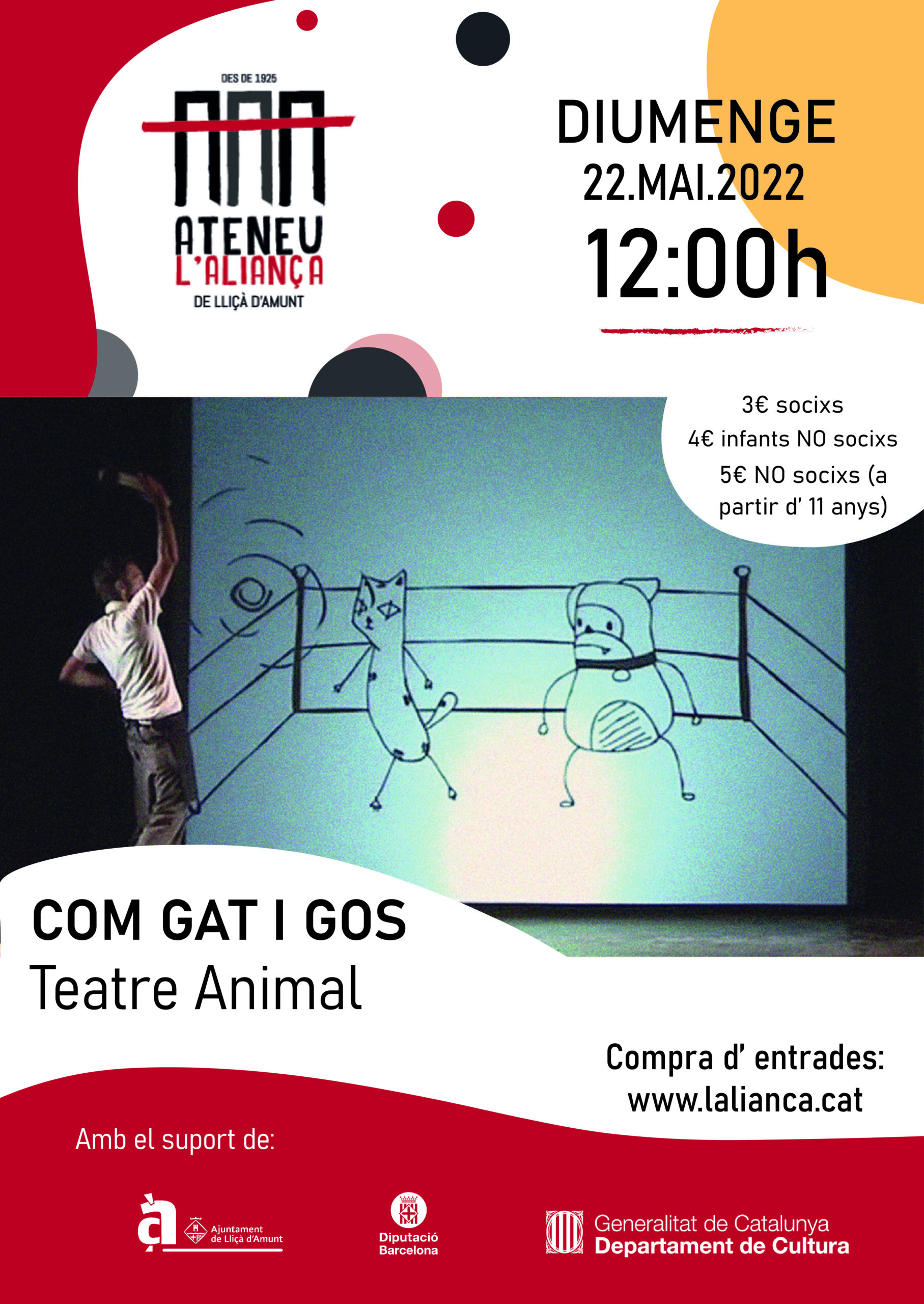 “Com gat i gos” de Cia. Teatre Animal