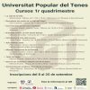 Vine a la Universitat Popular del Tenes!
