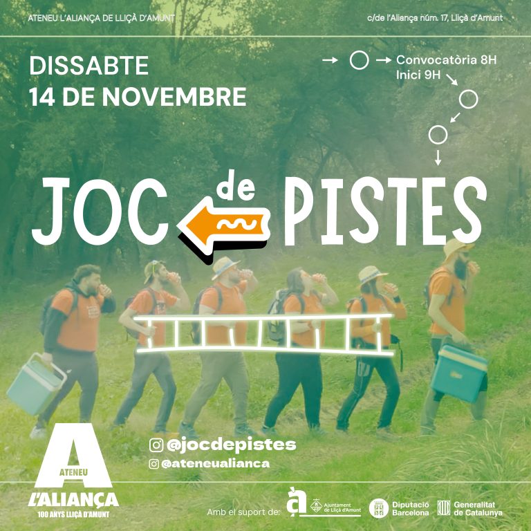 Cartell: Joc de Pistes